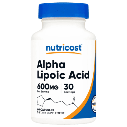 Nutricost Alpha Lipoic Acid Capsules [600 MG] [60 CAPS]