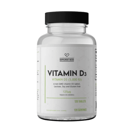 Supplement Needs Vitamin D3 - 120 Tabs - kennutrition