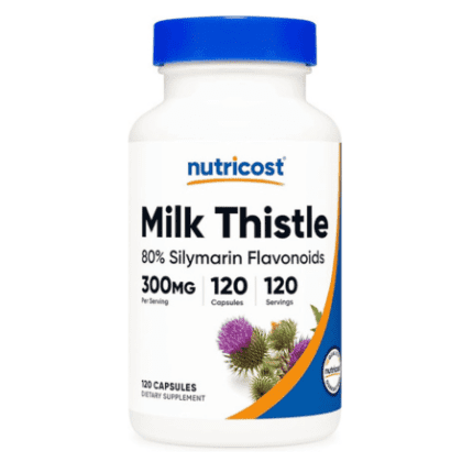 Milk Thistle Capsules (80% Silymarin) 300 MG 120 CAPS