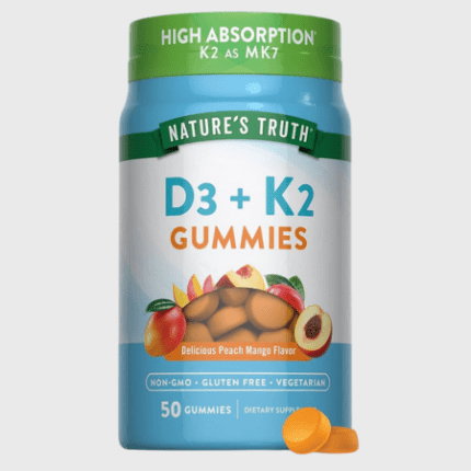 NATURES TRUTH K2 + D3 60 GUMMIES