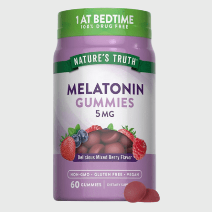 NATURES TRUTH MELATONIN 5MG 60 GUMMIES