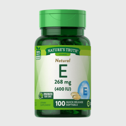NATURES TRUTH E 400 268MG (D-ALPHA) 100 SOFTGELS
