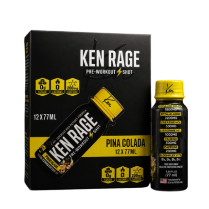 Ken rage pre workout shot 77mlx12